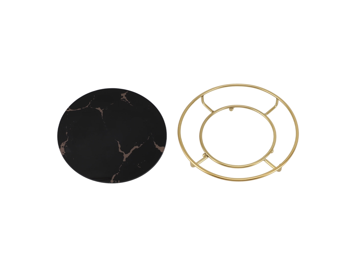 Bandeja de baño antideslizante, elegante y práctica, para organizar cosméticos y joyas, color negro.