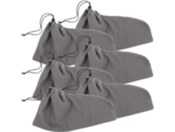 Conjunto De 6 Sacos De Viagem Com Cordão Para Sapatos, Bolsa Para Armazenamento De Sapatos