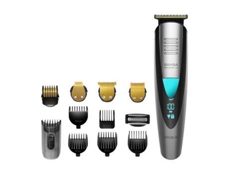 CECOTEC Afeitadora Multifunción 5 en 1 Bamba PrecisionCare Pro. Batería de litio, Autonomía 60 mins, Waterproof, Cuchillas de Revestimiento de Tita...