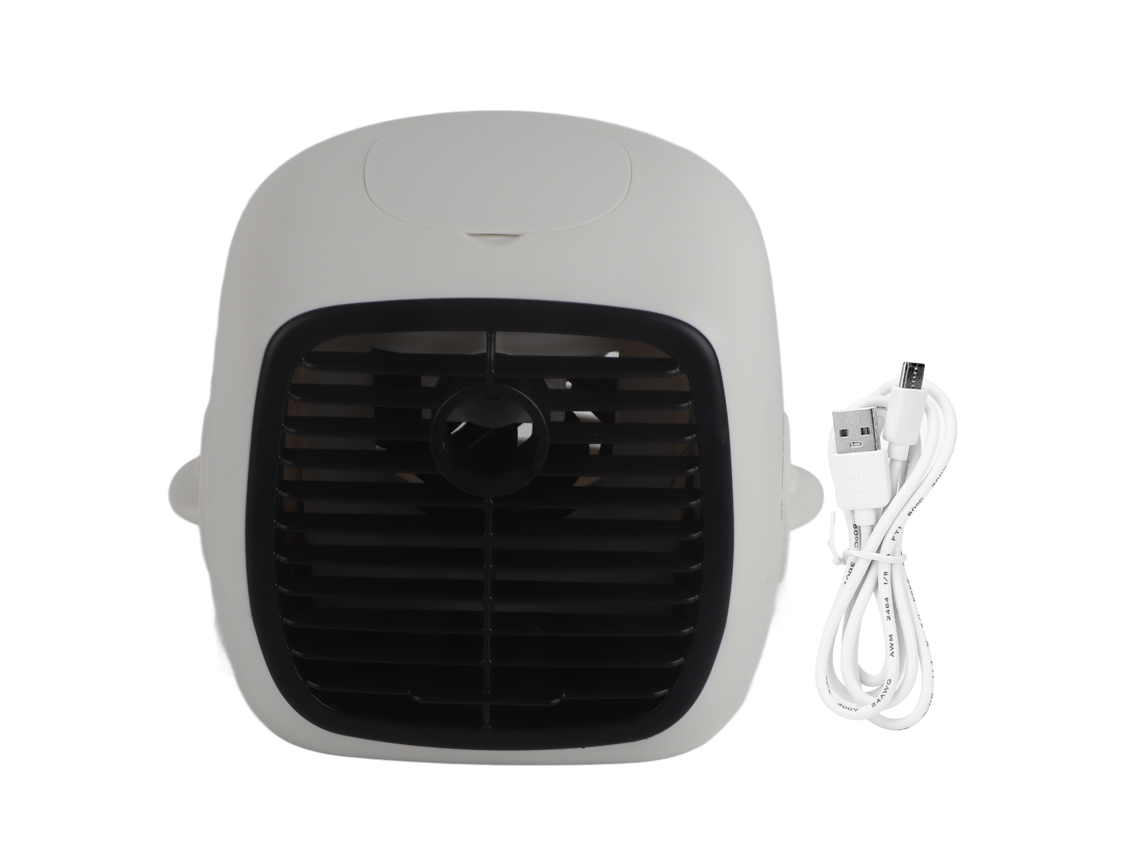 Ventilador de refrigeración líquida USB con depósito de 280 ml, mini enfriador de aire de escritorio para verano.