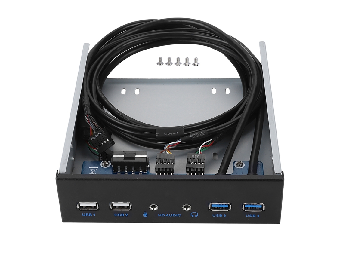 Panel Frontal Con Extensión Usb 3.0, Usb 2.0 19pin Y Hd Audio