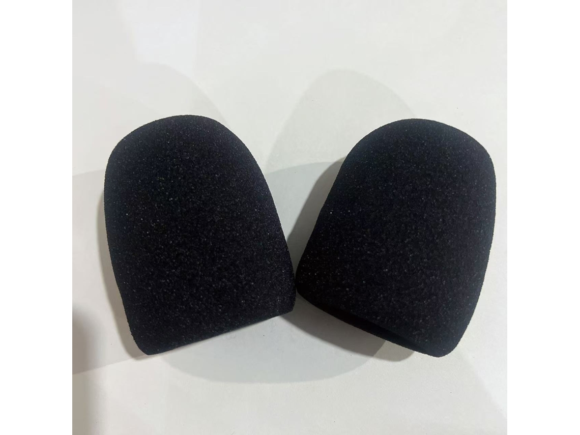 Funda de espuma lavable y resistente a la saliva, compatible con la mayoría de los micrófonos inalámbricos de mano.
