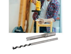 Broca De Acero De Alta Velocidad De 1/2 Pulgada De Alta Eficiencia Para Madera, Ideal Para Trabajadores De La Construcción.