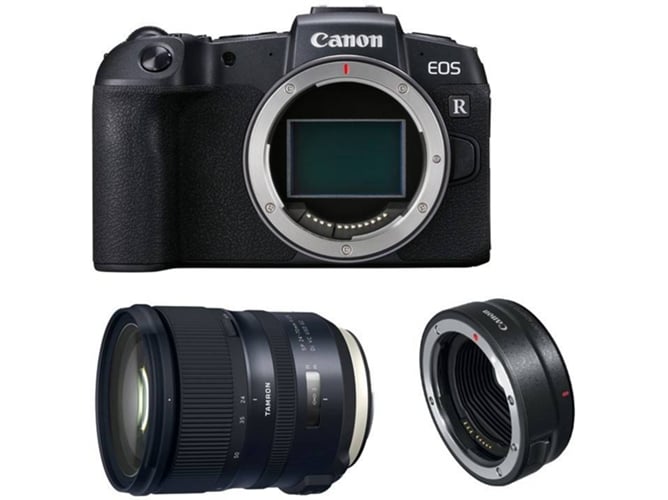 Kit Cámara Mirrorless CANON EOS RP + Tamron 24-70 + Bolsa