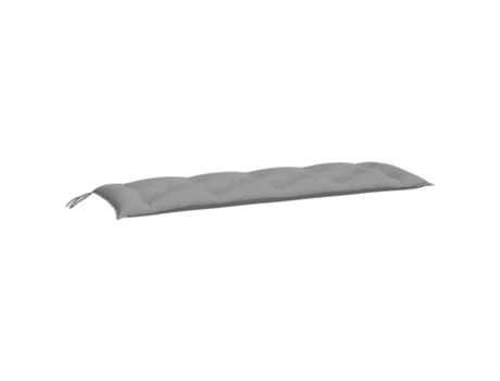 Cojín De Banco De Jardín VIDAXL Gris Tela (150x50x7 cm)