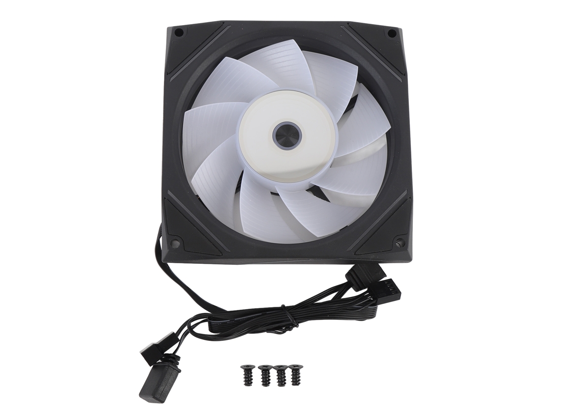 Ventilador De Caja De Pc De Hoja Inversa 120mm 4pin Pwm 3pin Argb Refrigerador De Cpu 800-1800rpm