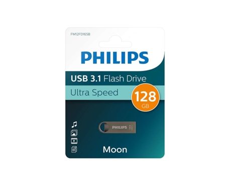 Unidad de memoria USB Philips Moon Edition 3.1 128 Gb Usb tipo A 3.2 Gen 1 3.1 Gen 1 gris