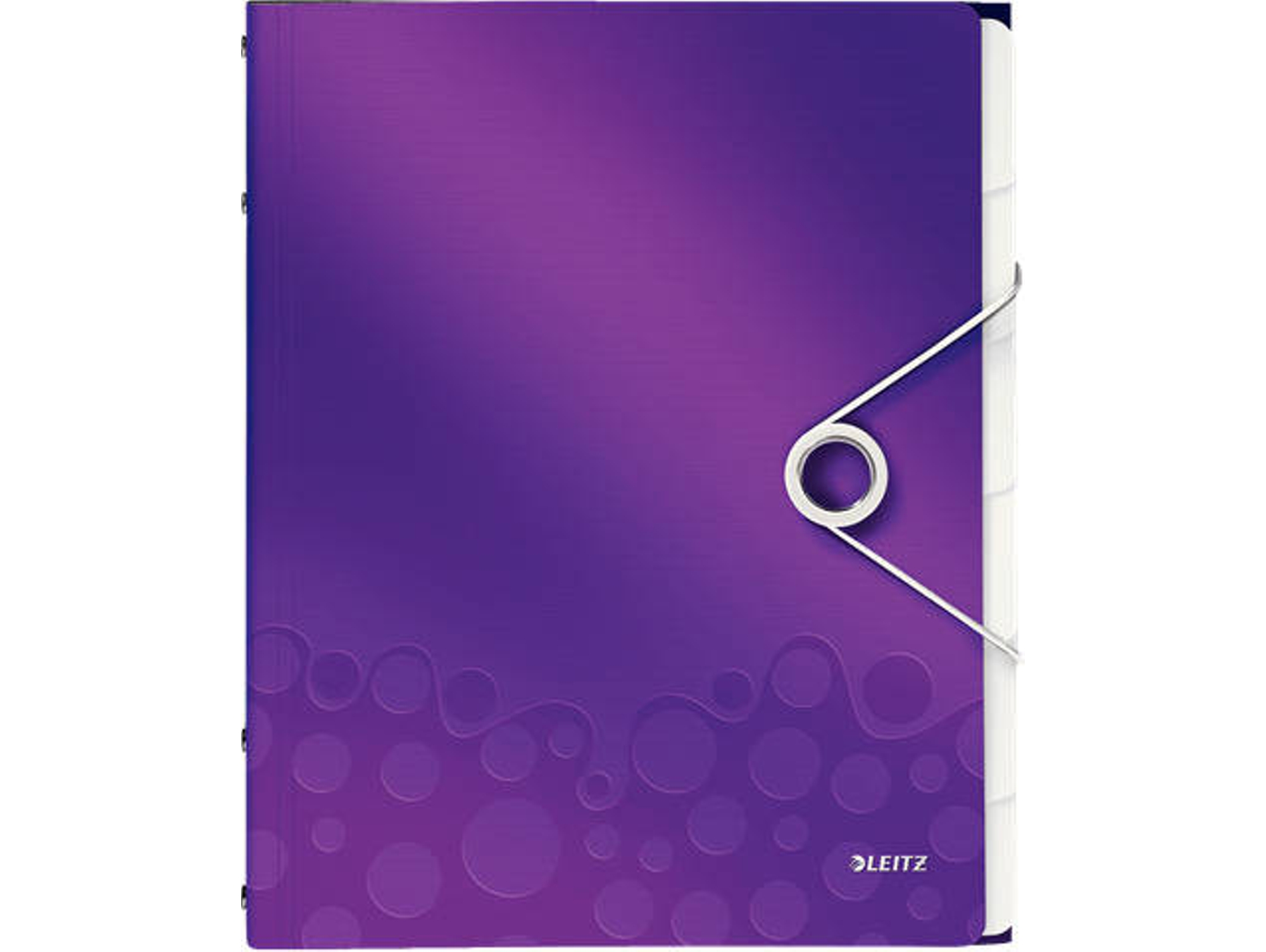 Carpeta de Organización LEITZ WOW 6 separadores Morado (A4 - Capacidad: 200 hojas)