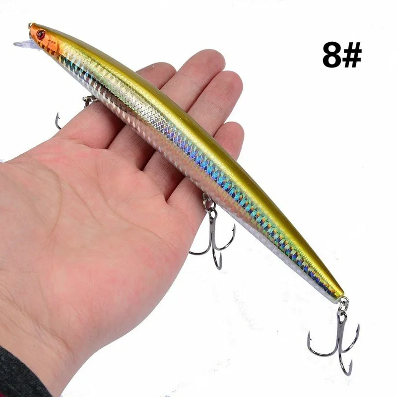 (estilo 8) Señuelo Con Forma De Pececillo, 18 Cm, 24 G, Con Puntero Láser