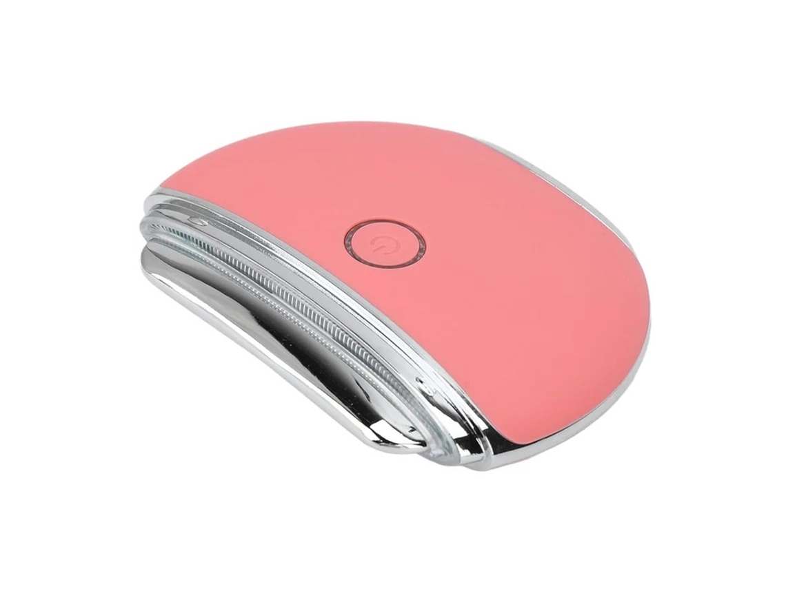Dispositivo de masaje facial ultrafino que promueve el metabolismo linfático. Masajeador facial eléctrico para el hogar, para hombres, color rosa. Yizhood