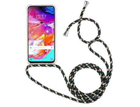 Carcasa Samsung Galaxy A70 TUMUNDOSMARTPHONE Colgante Verde