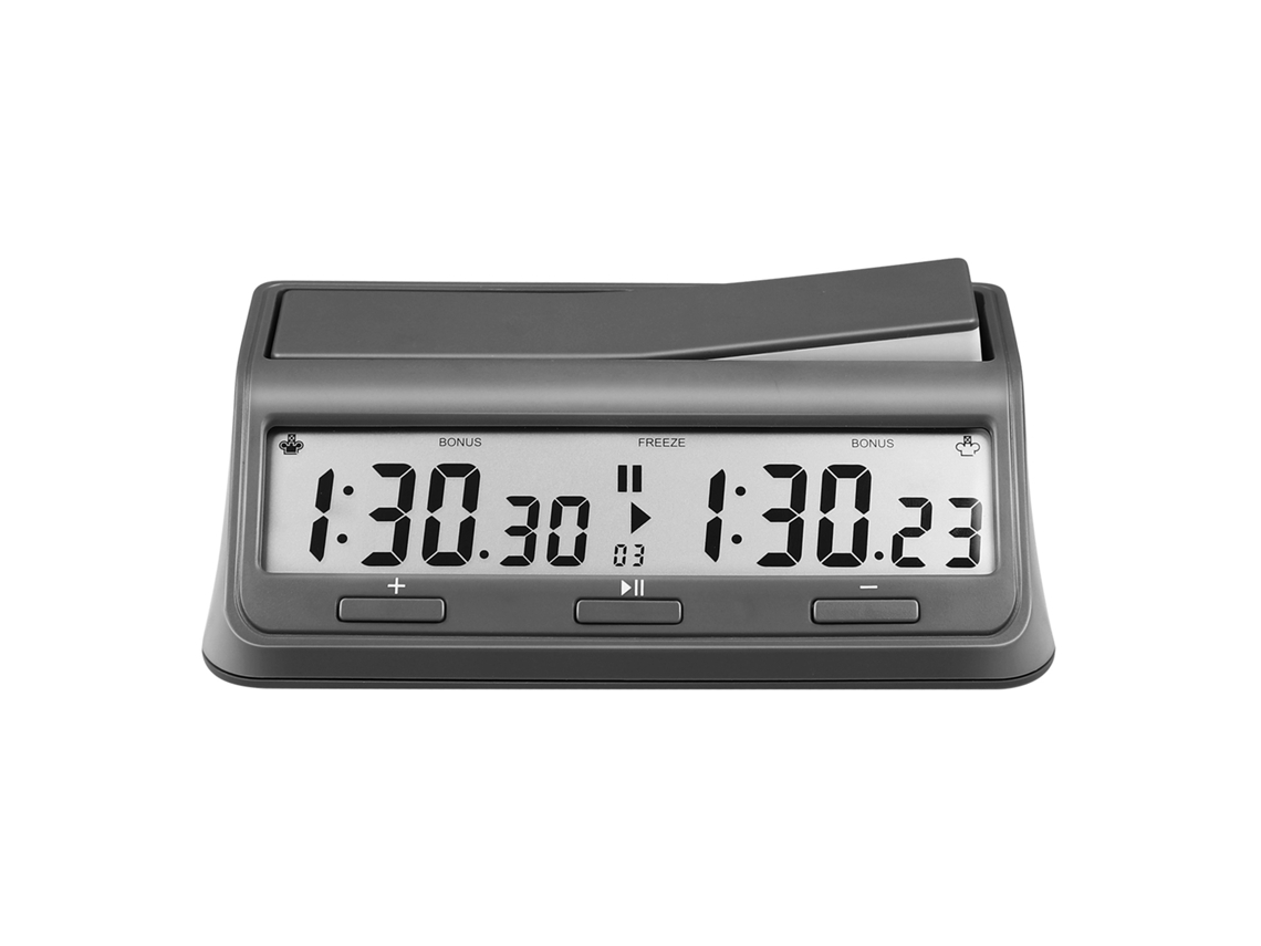 Reloj Digital Profesional Para Ajedrez Con 37 Programas Preestablecidos Para Juegos De Mesa.