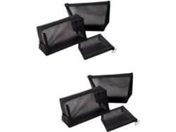 Neceser De Viaje De Malla De 6 Piezas Para Organizar Cosméticos Y Accesorios.