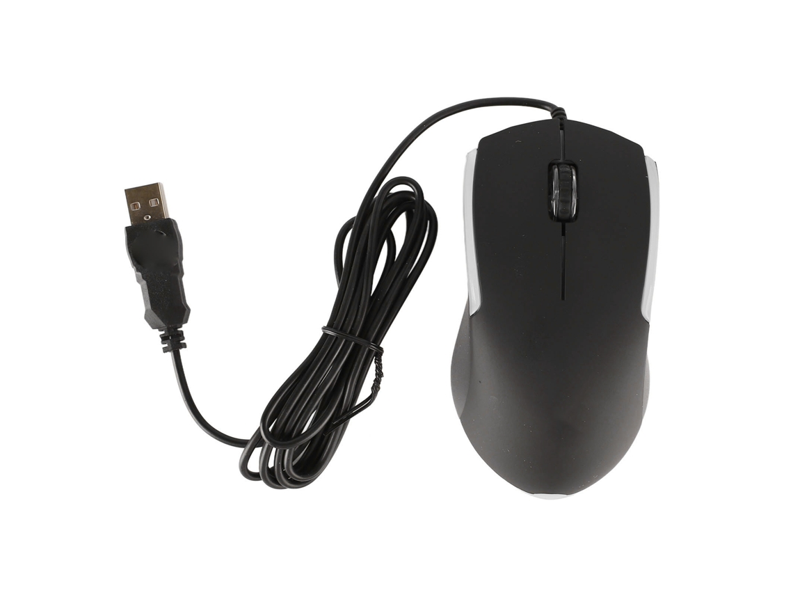 Rato Com Fio De Jogo Usb Preciso Sensível Plug And Play Com Luz Para Pc E Laptop