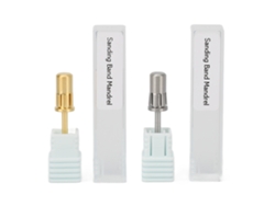 2 Piezas Mandril Para Taladro De Uñas Con Cintas De Lijado Acero Tungsteno Herramienta De Manicuría Para Máquina De Esmerilado Eléctrico De Uñas