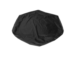 Tapa Protectora Hexagonal Para Arenero Infantil, Impermeable, 140x110x20cm, Negra.