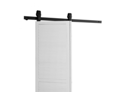 Juego de Herrajes y Rieles para Puerta Corredera Plegable 132 cm hasta 150 kg Tekmaquinas