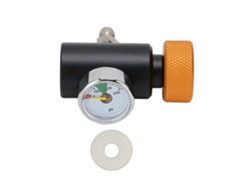 Adaptador Para Cilindro De Co2 Con Válvula Ajustable, Manómetro De 3000 Psi Y Conector Macho De 8 Mm Para Refrigerante.