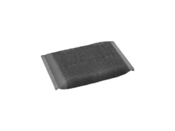 Estropajo de malla Wolfpack Linea Profesional con relleno de espuma, 9 x 13,5 cm, gris (superabrasivo)