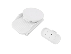 Reposapiés Para Ducha Con Ventosa, Antideslizante, Fácil Instalación, Plástico, Baño