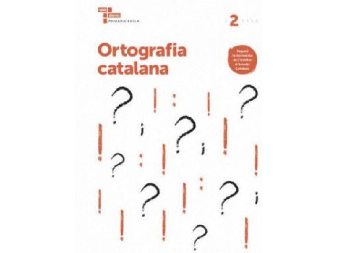 Libro Quadern D'Ortografía 2N.Primaria de Vários Autores (Catalán)