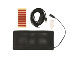 Rebe-panel Led Deslizante Programable Control App Bluetooth Impermeable Plegable Para Coche Tienda Bar 12-24v Usb 5v