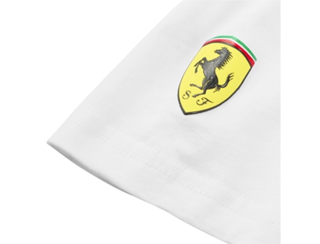 Camiseta de Hombre PUMA Ferrari Race Big Blanco (2XL)