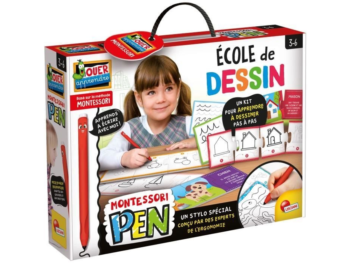 Kit De Dibujo Montessori - Escuela De Dibujo - Lápiz Ergonómico - Pizarras Borrables
