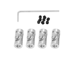 2026velora-4pcs Acoplamiento De Motor Universal, Conector De Eje, Longitud 23mm, Diámetro Externo 11mm, Joint 4*5mm Para Diy