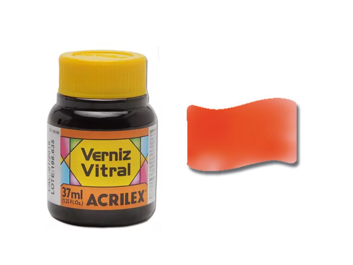 ACRILEX Barniz Vidrieras 37Ml Naranja 517