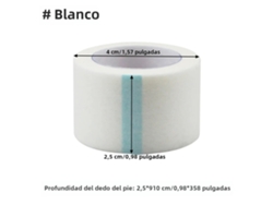 Cinta microporosa de papel médico sin látex Mdug (blanca, 2,5 cm, 5 unidades)
