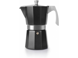 Cafetera IBILI Evva Black (6 Tazas)