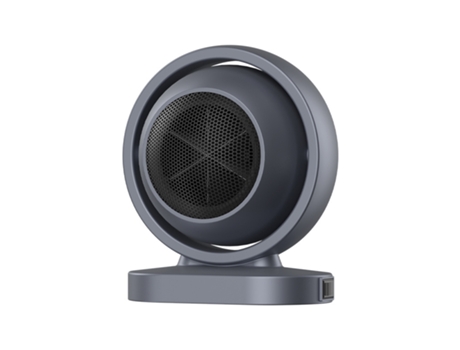 Calefactor Eléctrico TRUMSHOP para Uso Doméstico Portátil Gris 220V