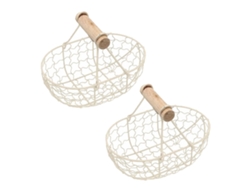 2 Cestas Decorativas De Metal Para Niñas De Las Flores De Boda, Ideales Para El Hogar Y La Decoración.