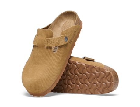 Zuecos BIRKENSTOCK Boston Ante Marrón (44)