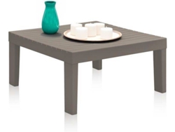 Mesa de Centro DUEHOME (65 cm x 32 cm - Polipropileno - Taupé)