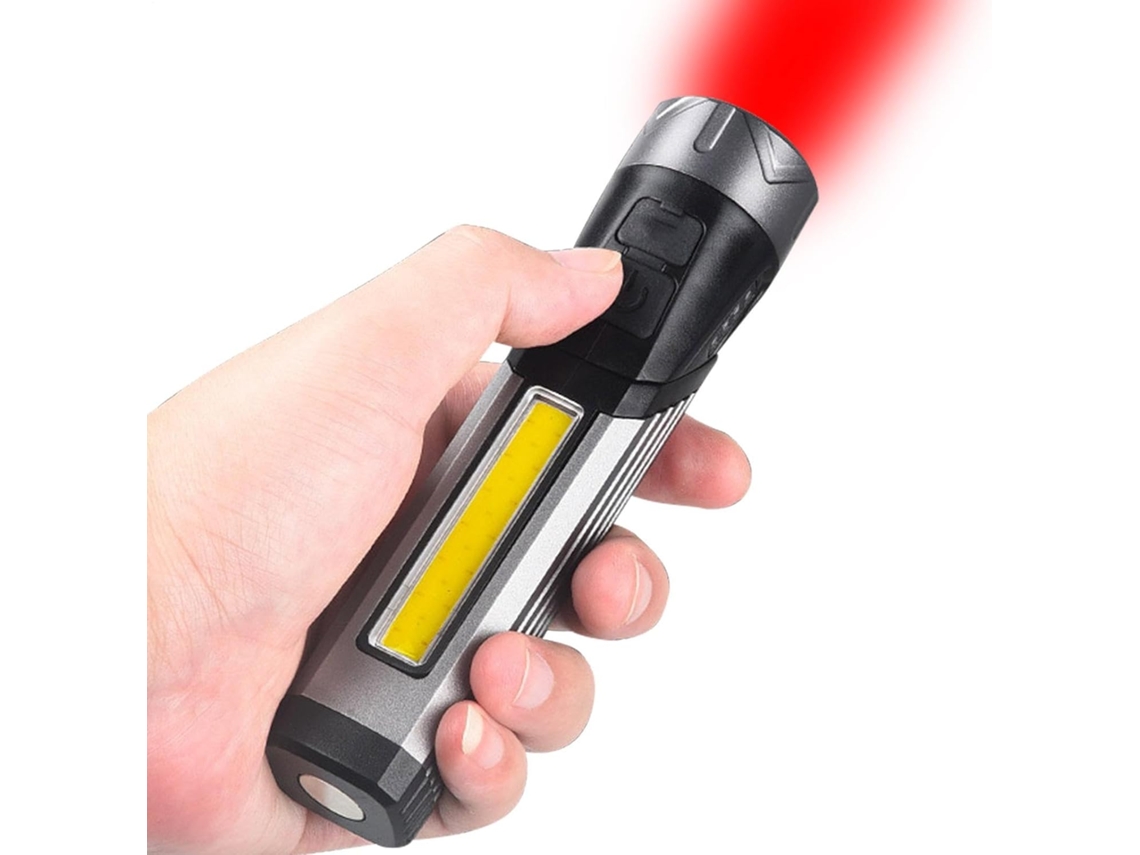 Linterna Led Compacta Práctica, Linterna Alto Brillo, Potente Linterna Portátil Actividades Aire Libre,