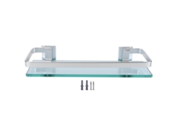 Estantería De Aluminio Con Cristal Templado Para Baño, Organizador De Almacenamiento