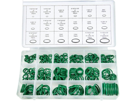 Compresor de aire acondicionado para automóvil O Ring Rubber Green 530-Pack
