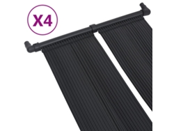 Maison Exclusive - Panel Calentador Solar Para Piscinas 4 Unidades 80x310 Cm