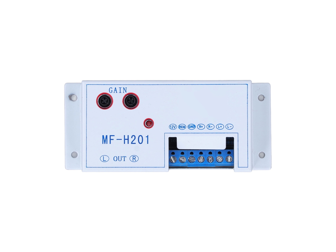 Convertidor De Audio Para Coche De Alto A Bajo Ajustable Con Función De Retardo Mf‑h201 12v Dc
