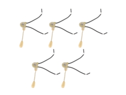 5 Interruptores Con Cordón Para Ventilador De Techo Y Lámpara De Pared 250v 125v
