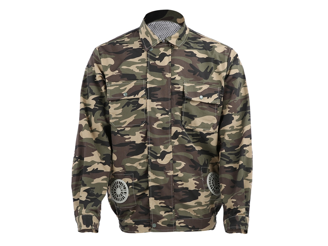 Ropa de trabajo de camuflaje, transpirable y anti-calor, talla XL.