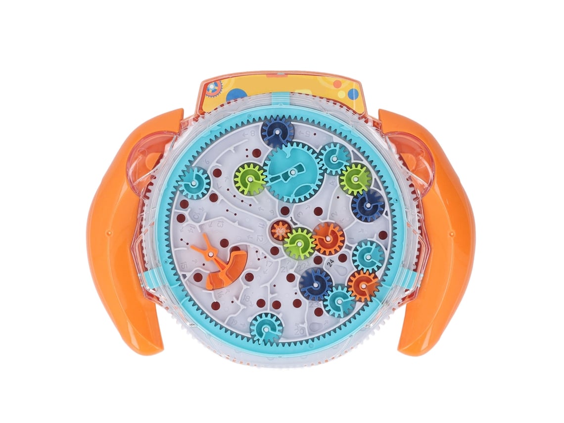 Ats-puzzle Laberinto 3d Interactivo Con Engranajes Juego Cerebral Para Niños Niñas Habilidades Motoras Fina Pelota Naranja