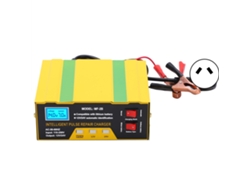 Cargador De Batería Inteligente De 180 W, 12 V Y 24 V Para Coche Y Moto, De Acero Inoxidable Con Ventilador.