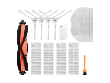 Filtro de escova lateral principal de 15 peças para aspirador de pó xiaomi mijia g1 robot