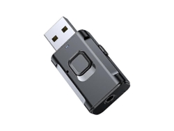 Receptor Bluetooth para coche 2 en 1, amplificador de potencia de audio, transmisor Bluetooth Rosewell