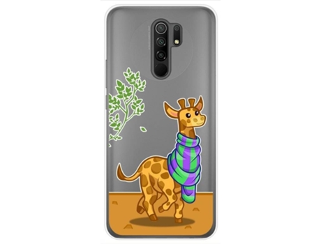 Carcasa Xiaomi Redmi 9 TUMUNDOSMARTPHONE Dibujos Transparente Multicolor