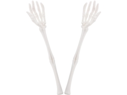 Pinzas Para Ensalada Con Forma De Brazo De Esqueleto De Halloween, 32 Cm, Accesorio De Decoración Para Fiestas.