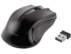 Ratón VIVANCO IT-MS RF (Inalámbrico - Óptico - 1000 dpi - Negro)
